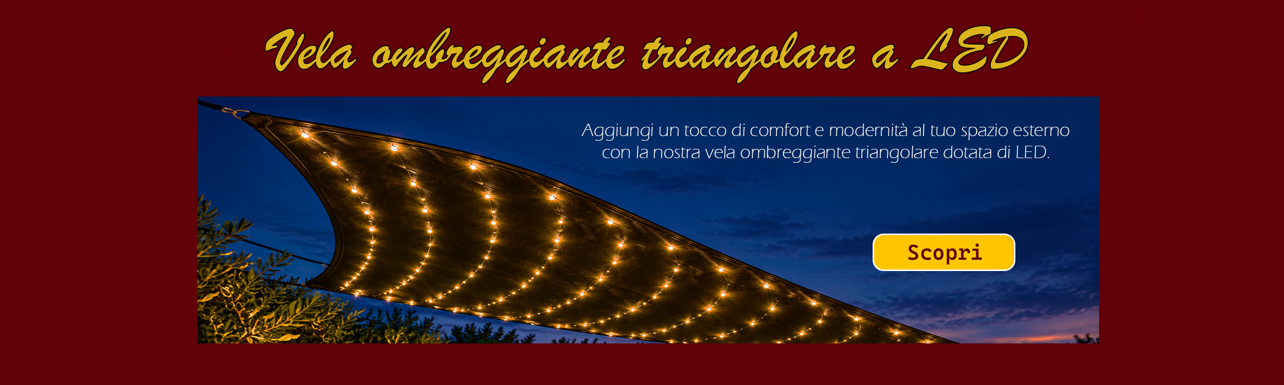 VOILE OMBRAGE LED IT