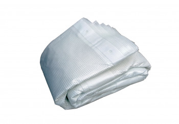 Telone rinforzato per ponteggi resistente alle fiamme 200gr/m².