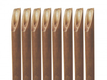 Tuteur bambou 200cm x 28/35 mm - aiguisé côté et vide sur 50cm
