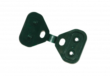 Clip a 2 punte verde - Confezione da 50 o 25 pezzi