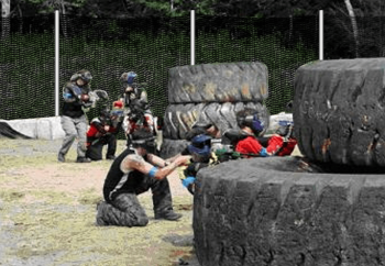 Rete da paintball - ariosa e resistente